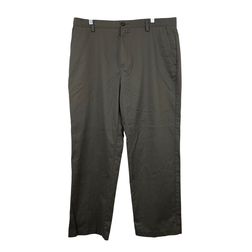 Dockers Easy Khaki D3 Men's Flat Front Straight Fit Pants Size 36x30 Khaki